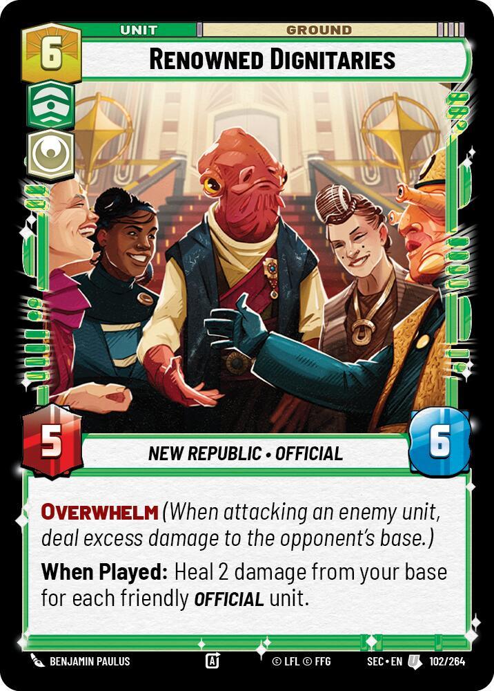 Renowned Dignitaries (102/264) (102/264) [Secrets of Power] (ONLINE ORDER ONLY)