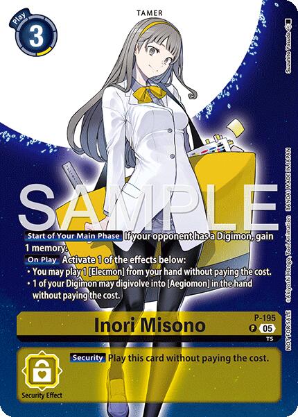 Inori Misono [P-195] (Digimon Story: Time Stranger Promo Pack) [Promotional Cards] (ONLINE ORDER ONLY)