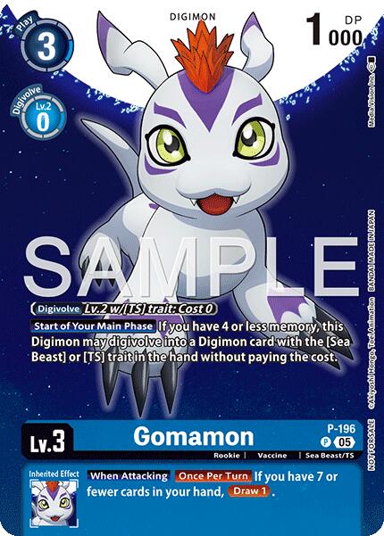 Gomamon [P] (Digimon Story: Time Stranger Promo Pack) [Promotional Cards] (ONLINE ORDER ONLY)