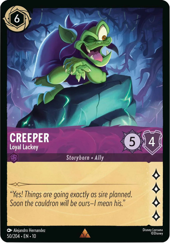 Creeper - Loyal Lackey (50/204) [Whispers in the Well] (ONLINE ORDER ONLY)