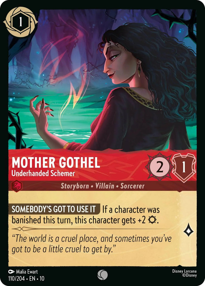 Mother Gothel - Underhanded Schemer (110/204) [Whispers in the Well] (ONLINE ORDER ONLY)