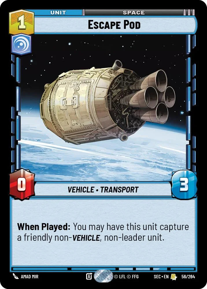 Escape Pod (56/264) (56/264) [Secrets of Power] (ONLINE ORDER ONLY)