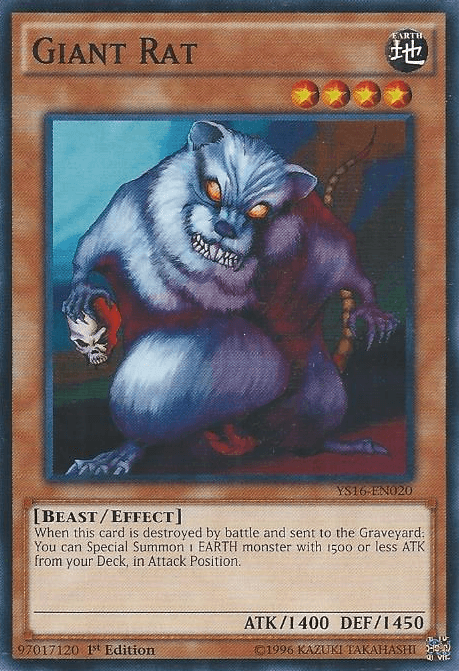 Giant Rat [YS16-EN020] Common (ONLINE ORDER ONLY)