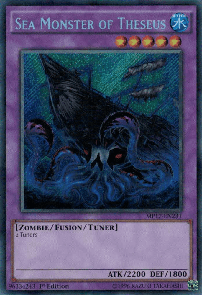 Sea Monster of Theseus [MP17-EN231] Secret Rare (ONLINE ORDER ONLY)