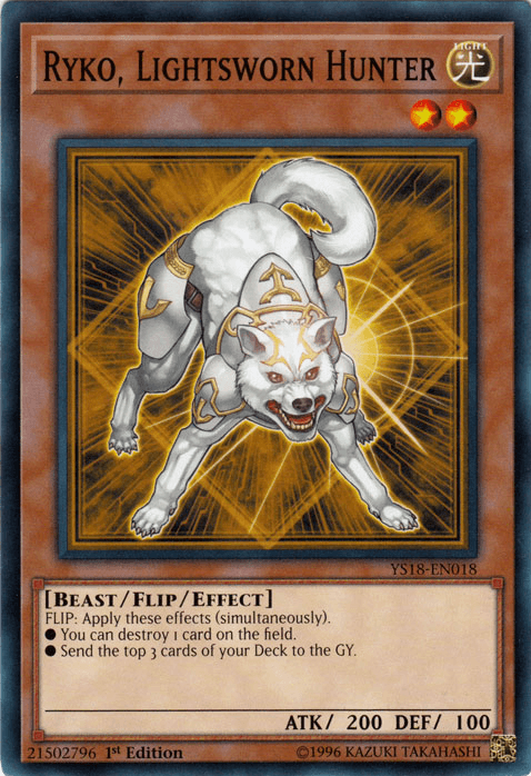 Ryko, Lightsworn Hunter [YS18-EN018] Common (ONLINE ORDER ONLY)