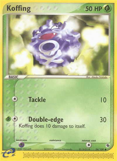 Koffing (54/109) [EX: Ruby & Sapphire] (Online Only)