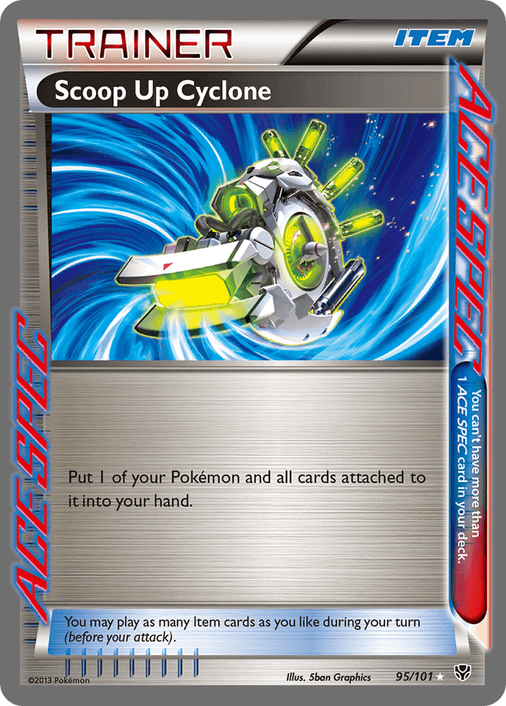 Scoop Up Cyclone (95/101) [Black & White: Plasma Blast] (Online Only)