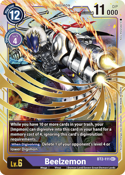 Beelzemon [BT2-111] [Release Special Booster Ver.1.0] (ONLINE ORDER ONLY)