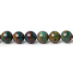 6.5mm Peruvian Blue Dendritic Opal Unfaceted Rounds 16 inch 62 pieces A (ONLINE ORDER ONLY)