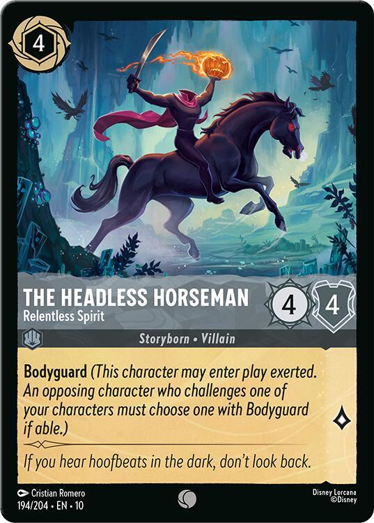 The Headless Horseman - Relentless Spirit (194/204) [Whispers in the Well] (ONLINE ORDER ONLY)