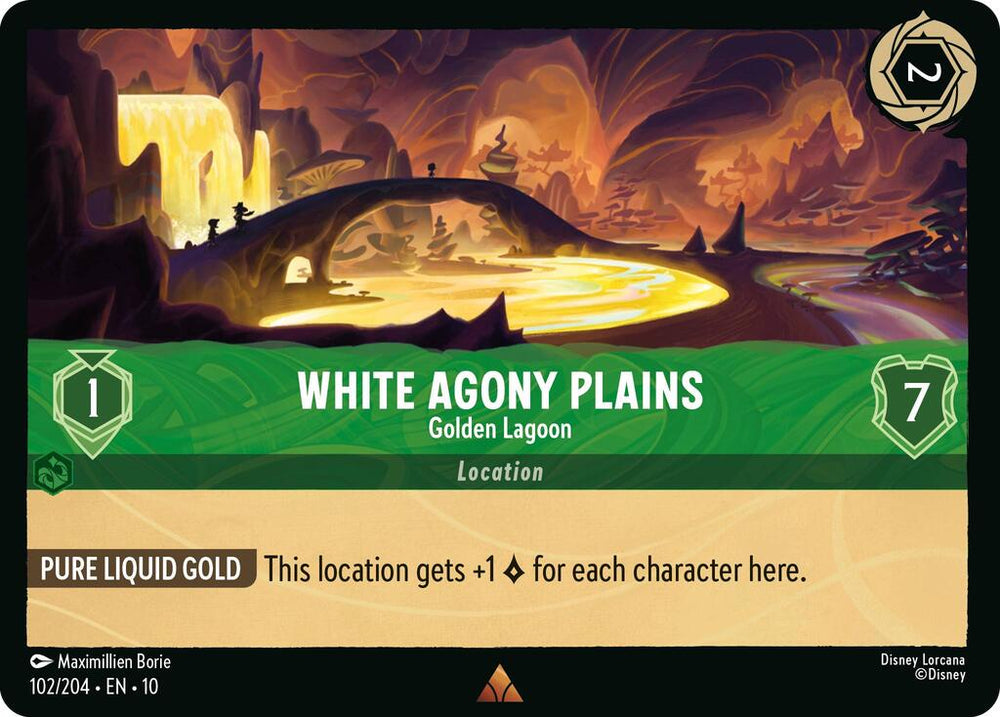White Agony Plains - Golden Lagoon (102/204) [Whispers in the Well] (ONLINE ORDER ONLY)