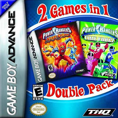 2 Games In 1 Double Pack: Power Rangers: Time Force / Power Rangers: Ninja Storm (Gameboy Advance) (Online Only)