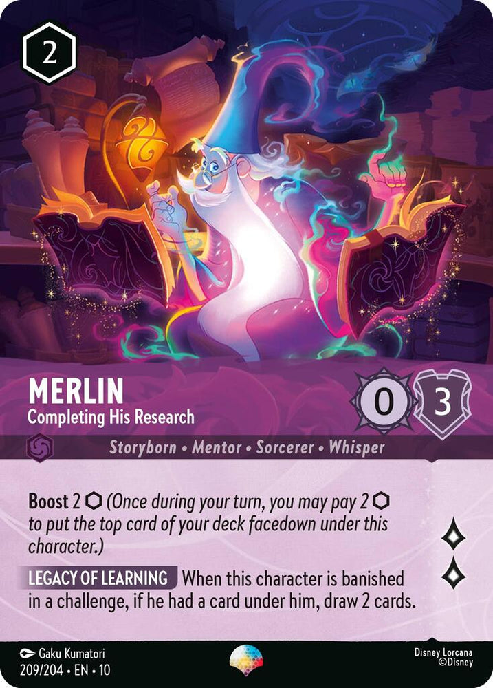 Merlin - Completing His Research (Epic) (209/204) [Whispers in the Well] (ONLINE ORDER ONLY)