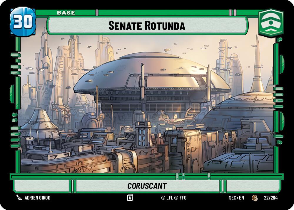 Senate Rotunda // Spy (22/264 // T01/T02) (22/264 // T01/T02) [Secrets of Power] (ONLINE ORDER ONLY)
