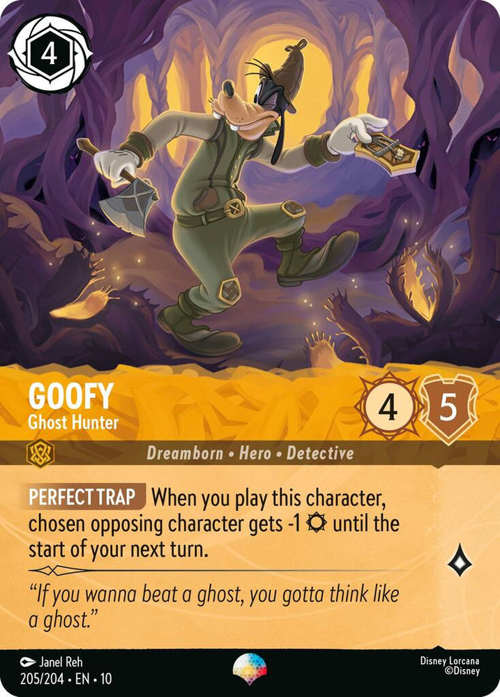 Goofy - Ghost Hunter (Epic) (205/204) [Whispers in the Well] (ONLINE ORDER ONLY)