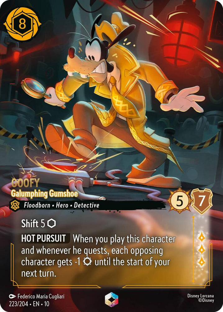 Goofy - Galumphing Gumshoe (Enchanted) (223/204) [Whispers in the Well] (ONLINE ORDER ONLY)