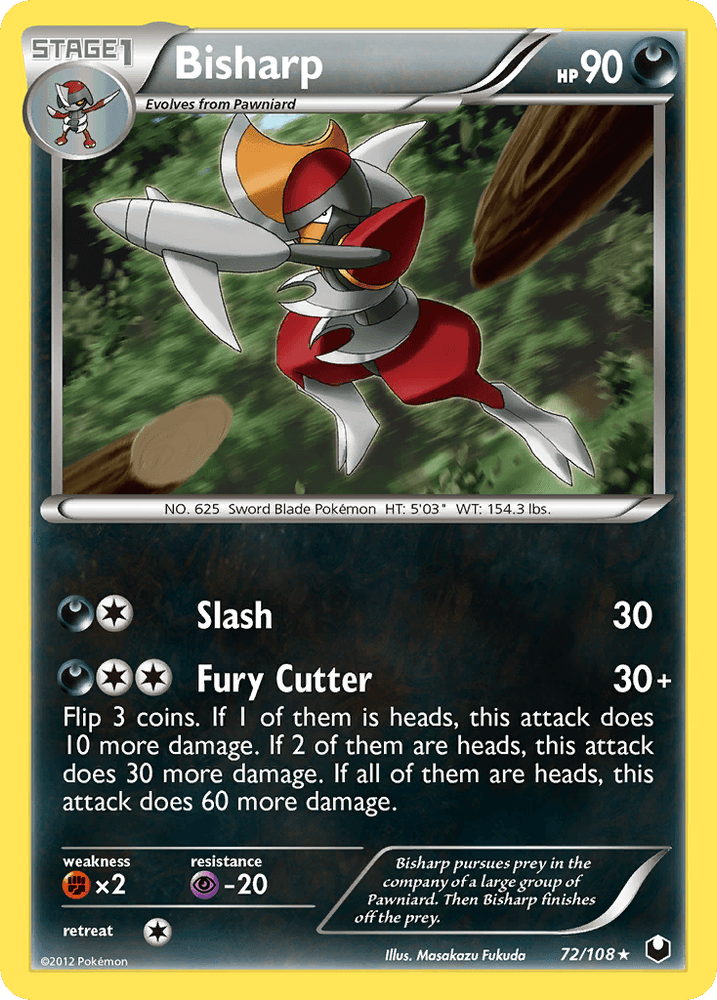 Bisharp (72/108) [Black & White: Dark Explorers] (Online Only)