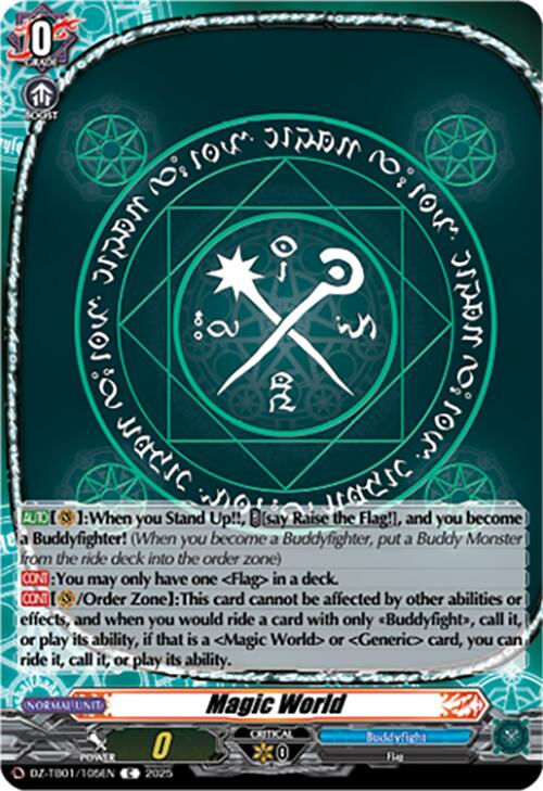 Magic World (DZ-TB01/105EN) (DZ-TB01/105EN) [Future Card Buddyfight]