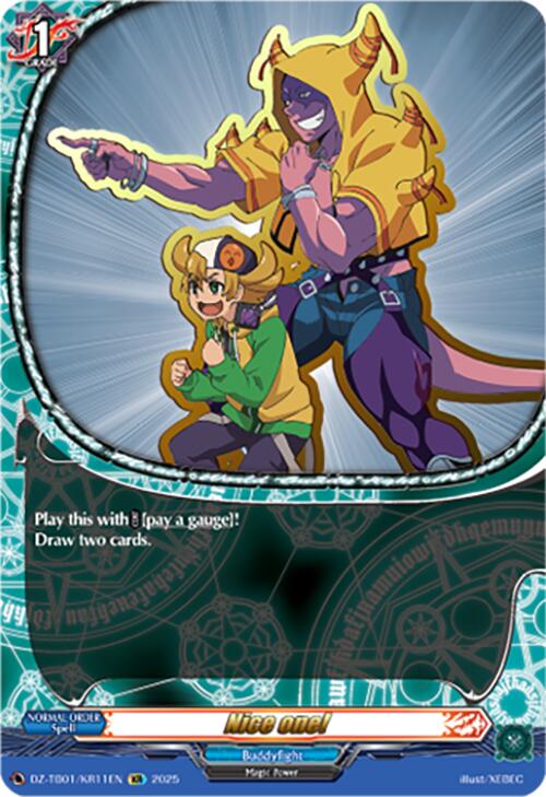 Nice one! (DZ-TB01/KR11EN) (DZ-TB01/KR11EN) [Future Card Buddyfight]