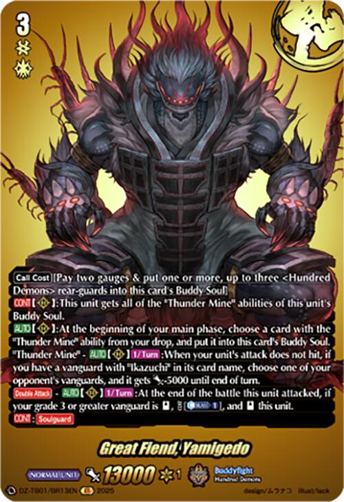 Great Fiend, Yamigedo (DZ-TB01/BR13EN) (DZ-TB01/BR13EN) [Future Card Buddyfight]