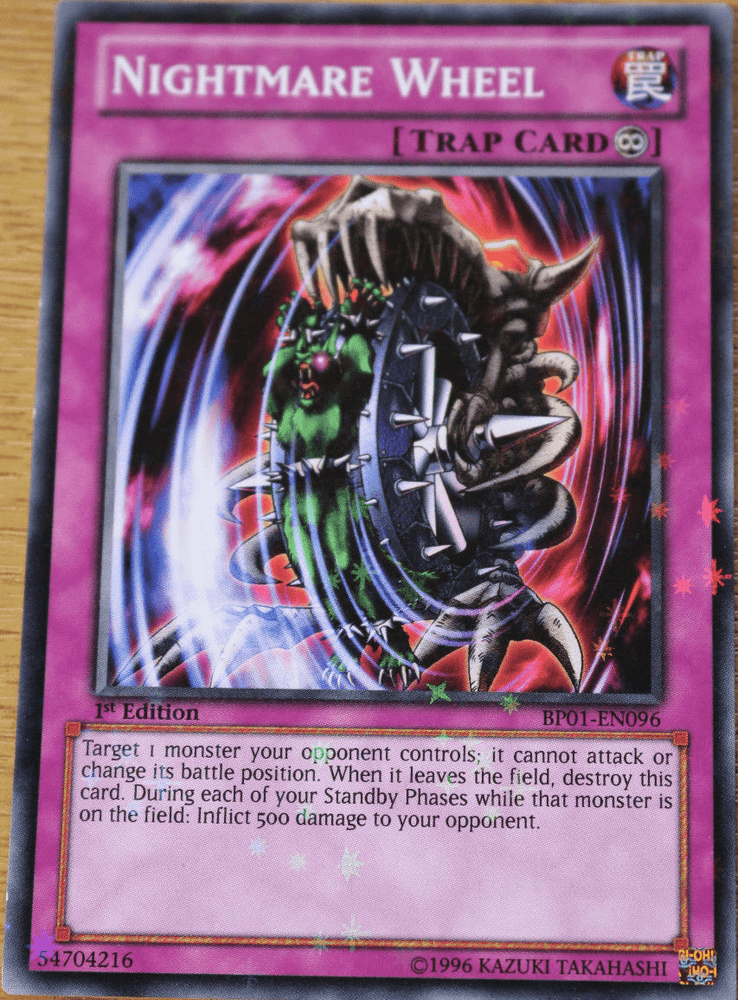 Nightmare Wheel [BP01-EN096] Starfoil Rare (ONLINE ORDER ONLY)