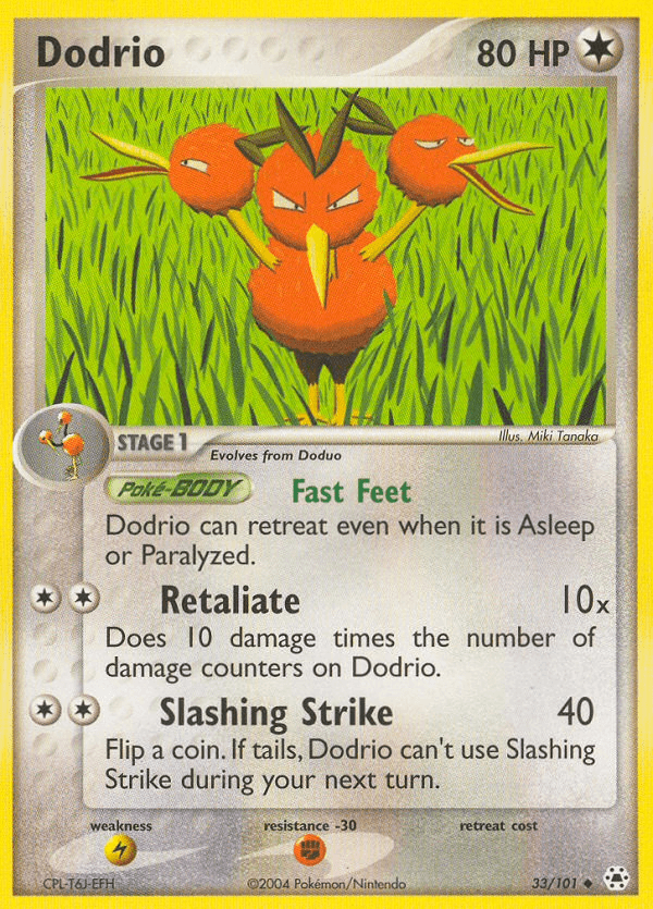 Dodrio (33/101) [EX: Hidden Legends] (Online Only)