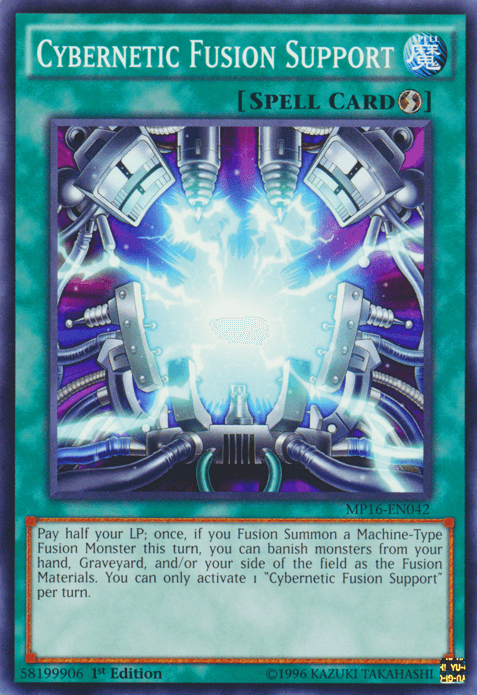 Cybernetic Fusion Support [MP16-EN042] Common (ONLINE ORDER ONLY)