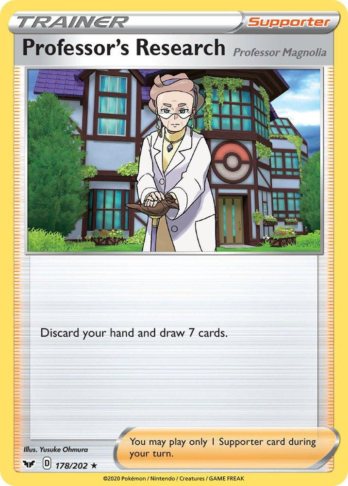Professor's Research (178/202) [Sword & Shield: Base Set] (Online Only)