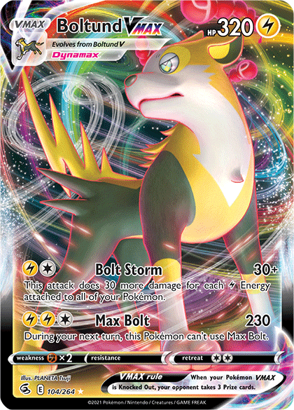 Boltund VMAX (104/264) [Sword & Shield: Fusion Strike] (Online Only)
