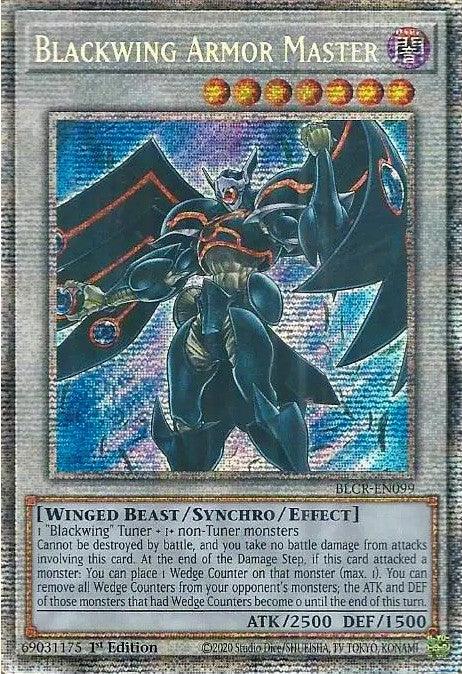Blackwing Armor Master [BLCR-EN099] Starlight Rare (ONLINE ORDER ONLY)