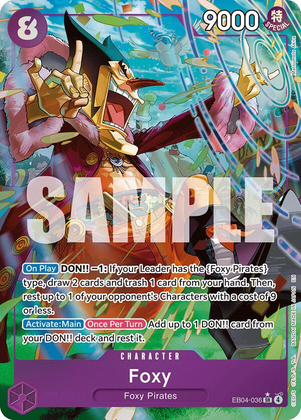 Foxy (Alternate Art) [The Azure Sea's Seven]