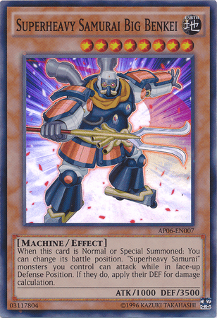 Superheavy Samurai Big Benkei [AP06-EN007] Super Rare (ONLINE ORDER ONLY)