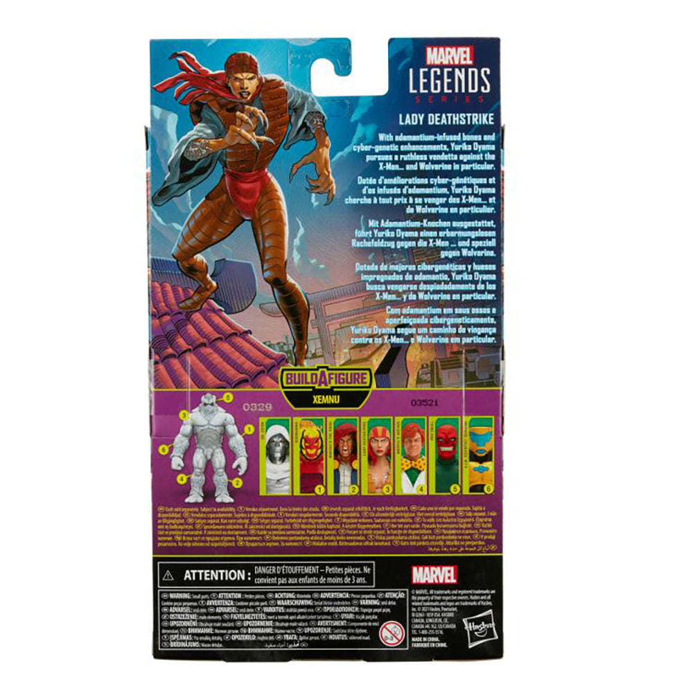 Super Villians Marvel Legends - Lady Deathstrike 6-Inch Action Figure (Xemnu Build-A-Figure) (ONLINE ORDER ONLY)