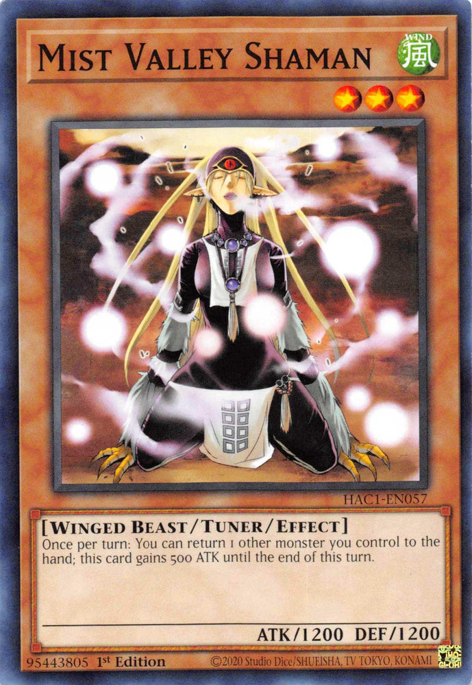 Mist Valley Shaman [HAC1-EN057] Common (ONLINE ORDER ONLY)