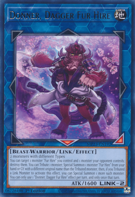 Donner, Dagger Fur Hire [MP23-EN192] Rare (ONLINE ORDER ONLY)