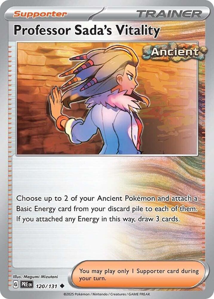 Professor Sada's Vitality (120/131) [Scarlet & Violet: Prismatic Evolutions] (Online Only)
