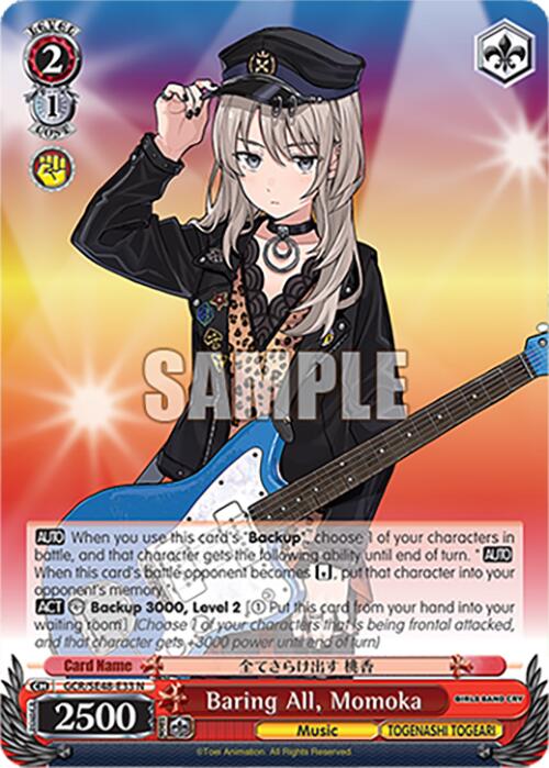 Baring All, Momoka (GCR/SE48-E33 N) [Girls Band Cry Premium Booster]