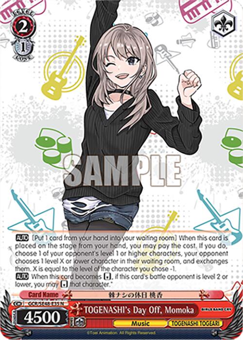 TOGENASHI's Day Off, Momoka (GCR/SE48-E35 N) [Girls Band Cry Premium Booster]