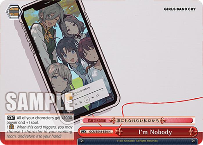 I'm Nobody (GCR/SE48-E50 N) [Girls Band Cry Premium Booster]