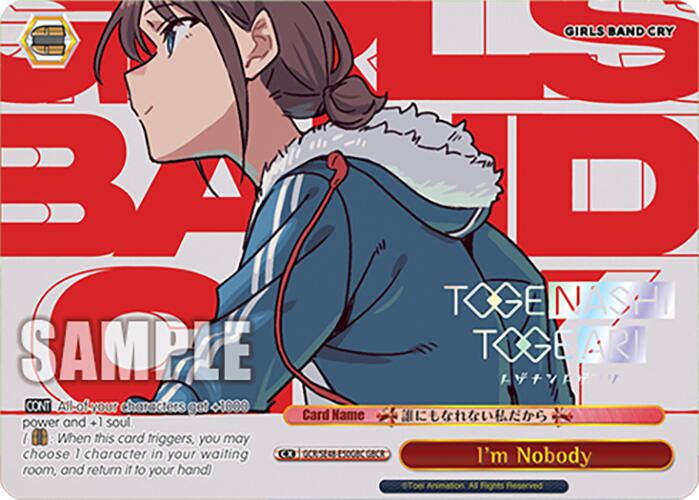 I'm Nobody (GCR/SE48-E50GBC GBCR) [Girls Band Cry Premium Booster]