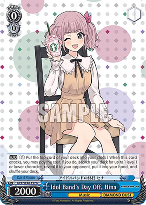 Idol Band's Day Off, Hina (GCR/SE48-E57 N) [Girls Band Cry Premium Booster]