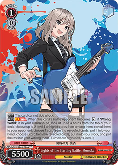 Lights of the Starting Battle, Momoka (GCR/SE48-TE09 TD) [Girls Band Cry Premium Booster]