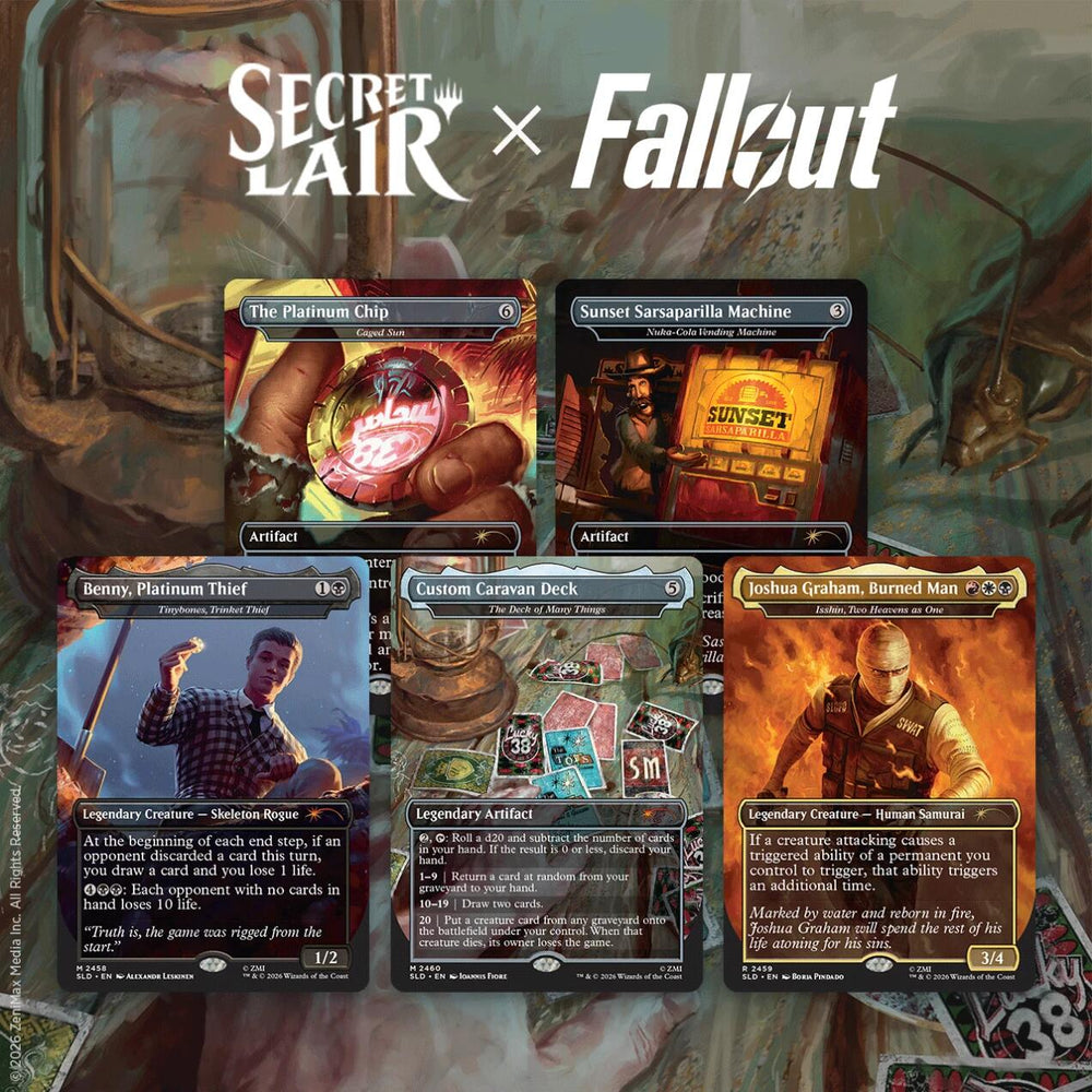 Secret Lair Drop: Secret Lair x Fallout: Welcome to New Vegas - Non-Foil Edition [SLD] (ONLINE ORDER ONLY)