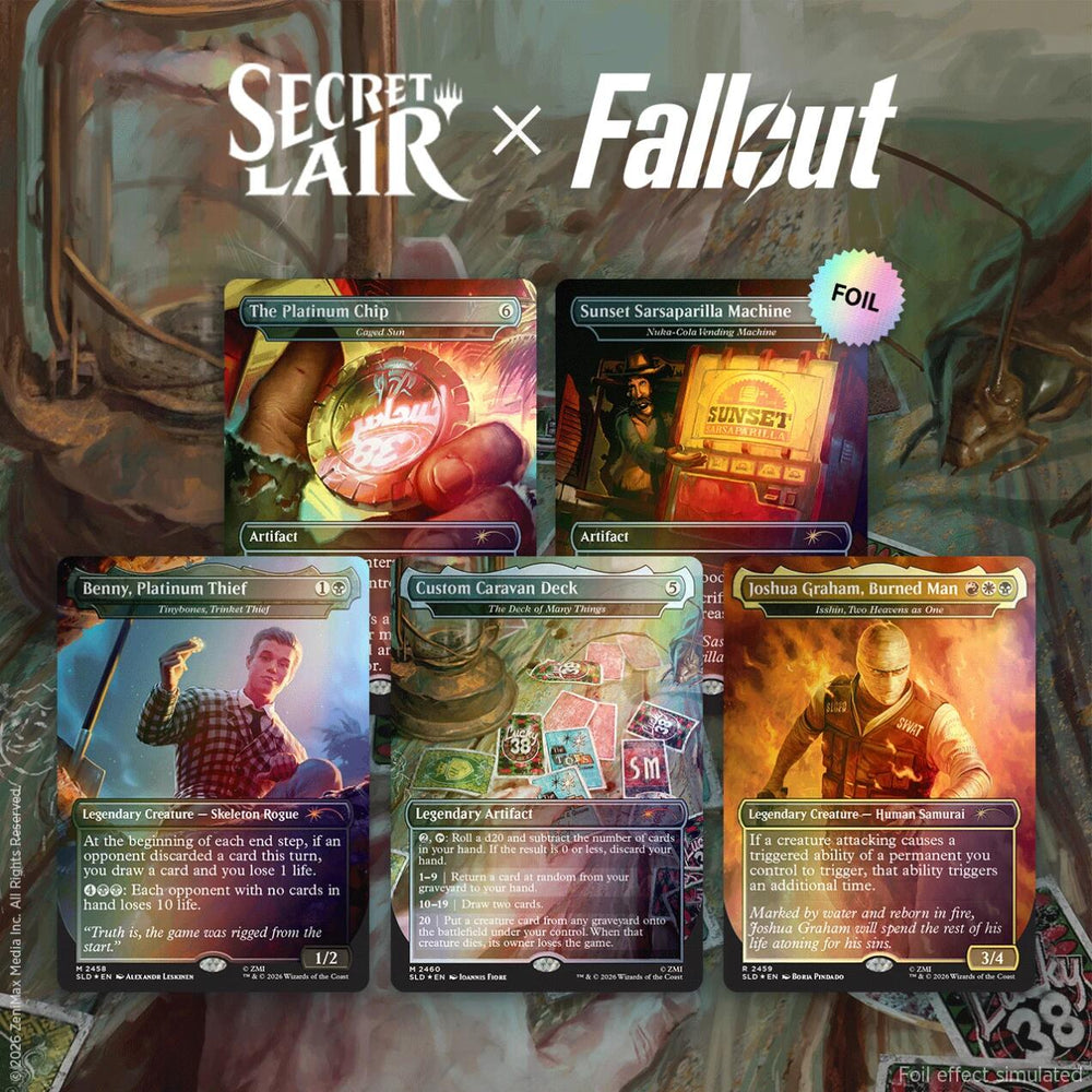 Secret Lair Drop: Secret Lair x Fallout: Welcome to New Vegas - Traditional Foil Edition [SLD]