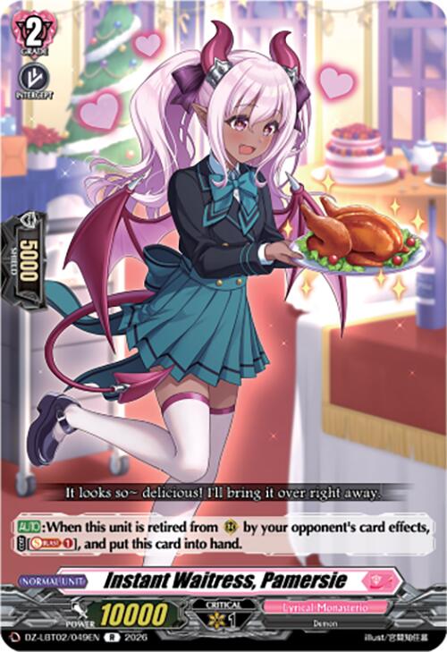 Instant Waitress, Pamersie (DZ-LBT02/049EN) [Lyrical Monasterio Season of Wonders]