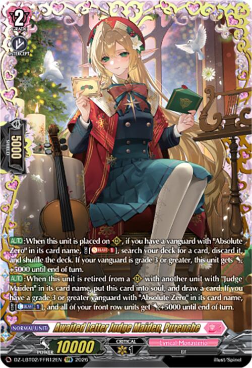 Awaited Letter Judge Maiden, Pureuche (DZ-LBT02/FFR12EN) [Lyrical Monasterio Season of Wonders]