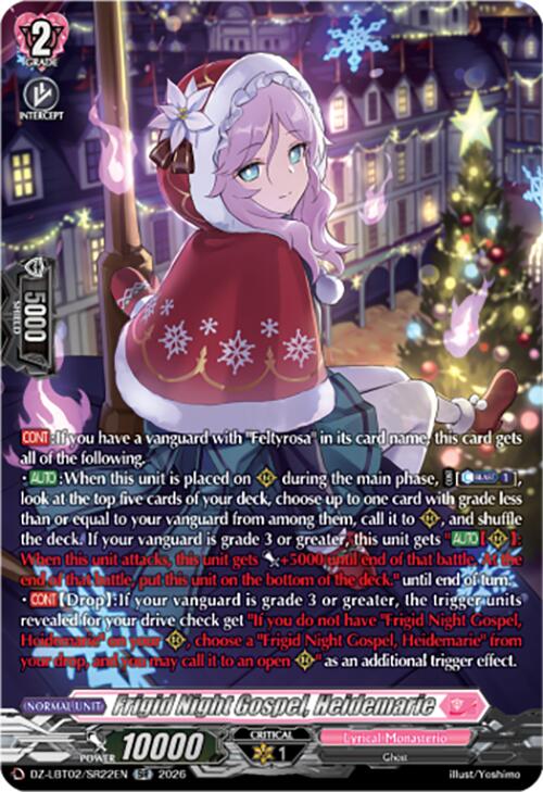 Frigid Night Gospel, Heidemarie (DZ-LBT02/SR22EN) [Lyrical Monasterio Season of Wonders]