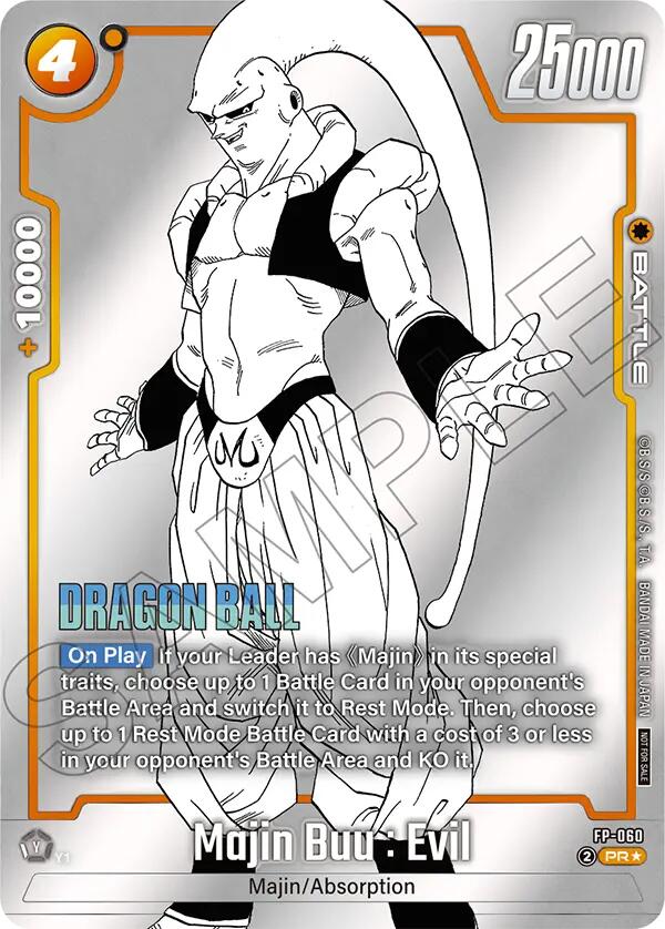 Majin Buu : Evil (FP-060) (Tournament Pack MANGA ver. SPECIAL) [Fusion World Tournament Cards]