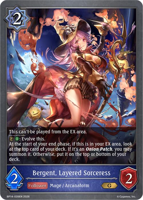 Bergent, Layered Sorceress (BP14-039EN) [Banquet of Dreams]