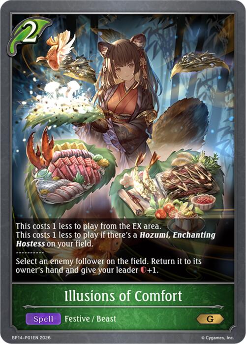 Illusions of Comfort - P01 (Foil) (BP14-P01EN) [Banquet of Dreams]